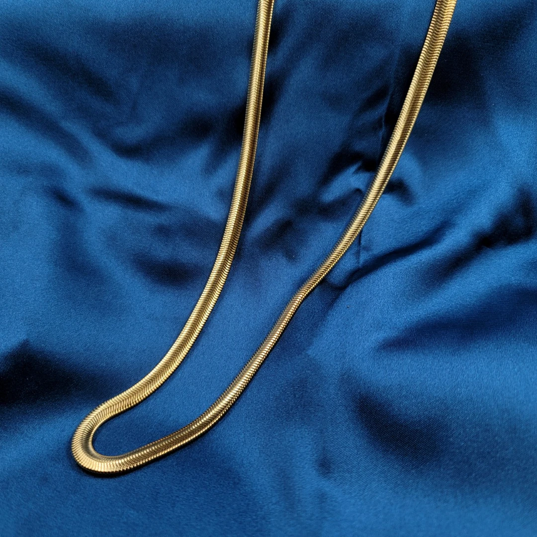 足银银制品 小蛇骨项链