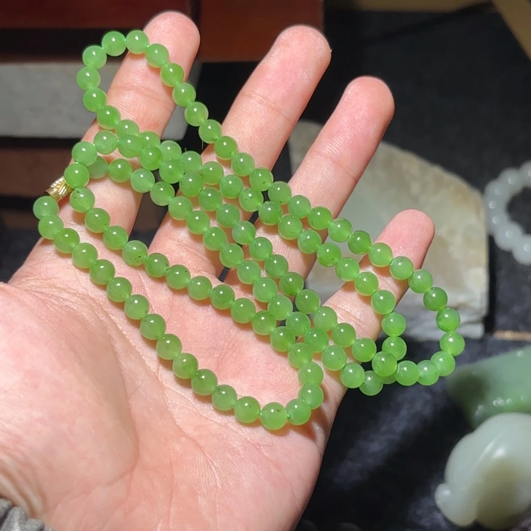 和田玉未镶嵌手链