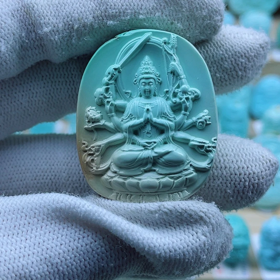 绿松石未镶嵌珠宝奇石