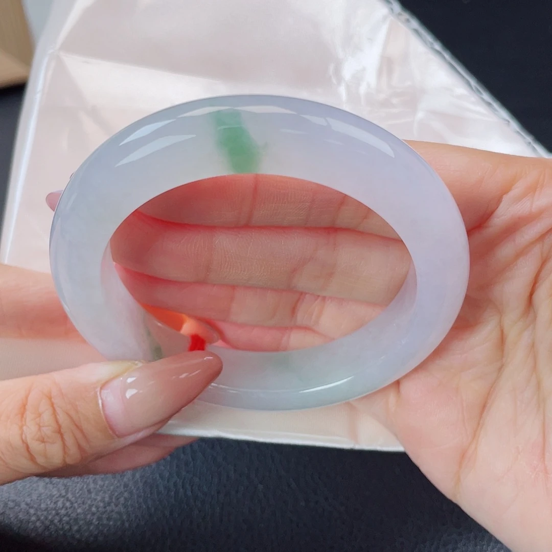 翡翠手镯未镶嵌6005-冰春彩