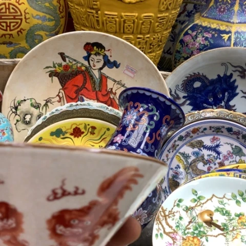 瓷片瓷器摆件瓷器摆件