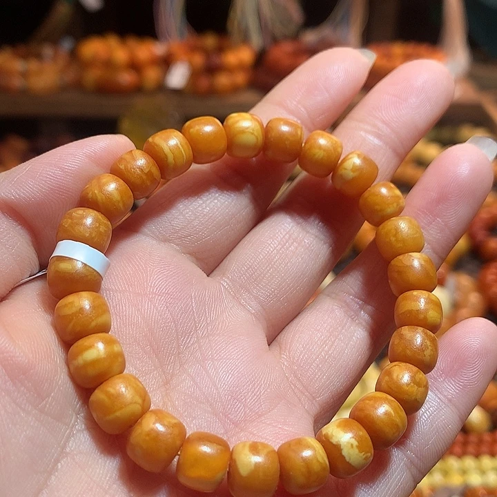 蜜蜡未镶嵌手串蜜蜡手串