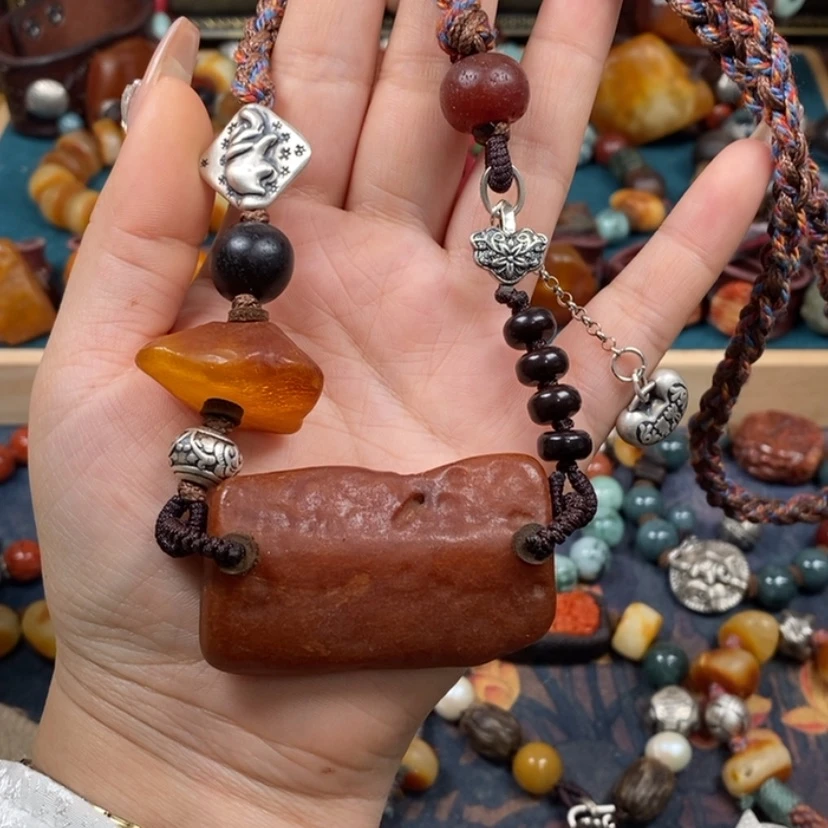 【闪购商品】蜜蜡颈饰未镶嵌项链