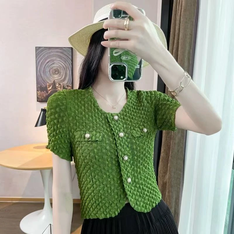 2025春季新款小香高级气质T恤