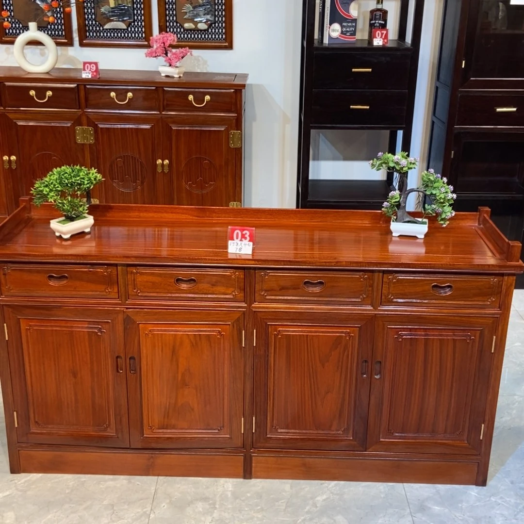 储物柜花梨木类03四门四抽柜子