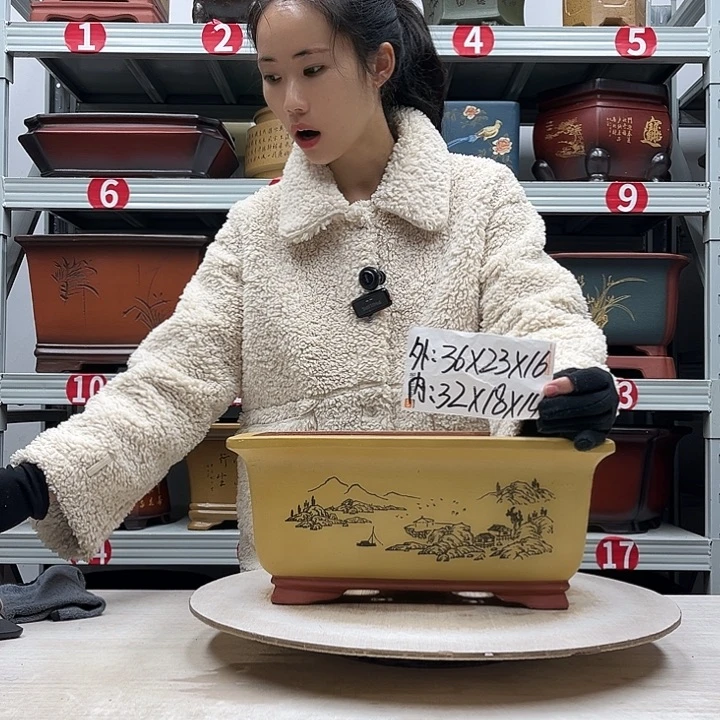 紫砂花盆紫砂花盆