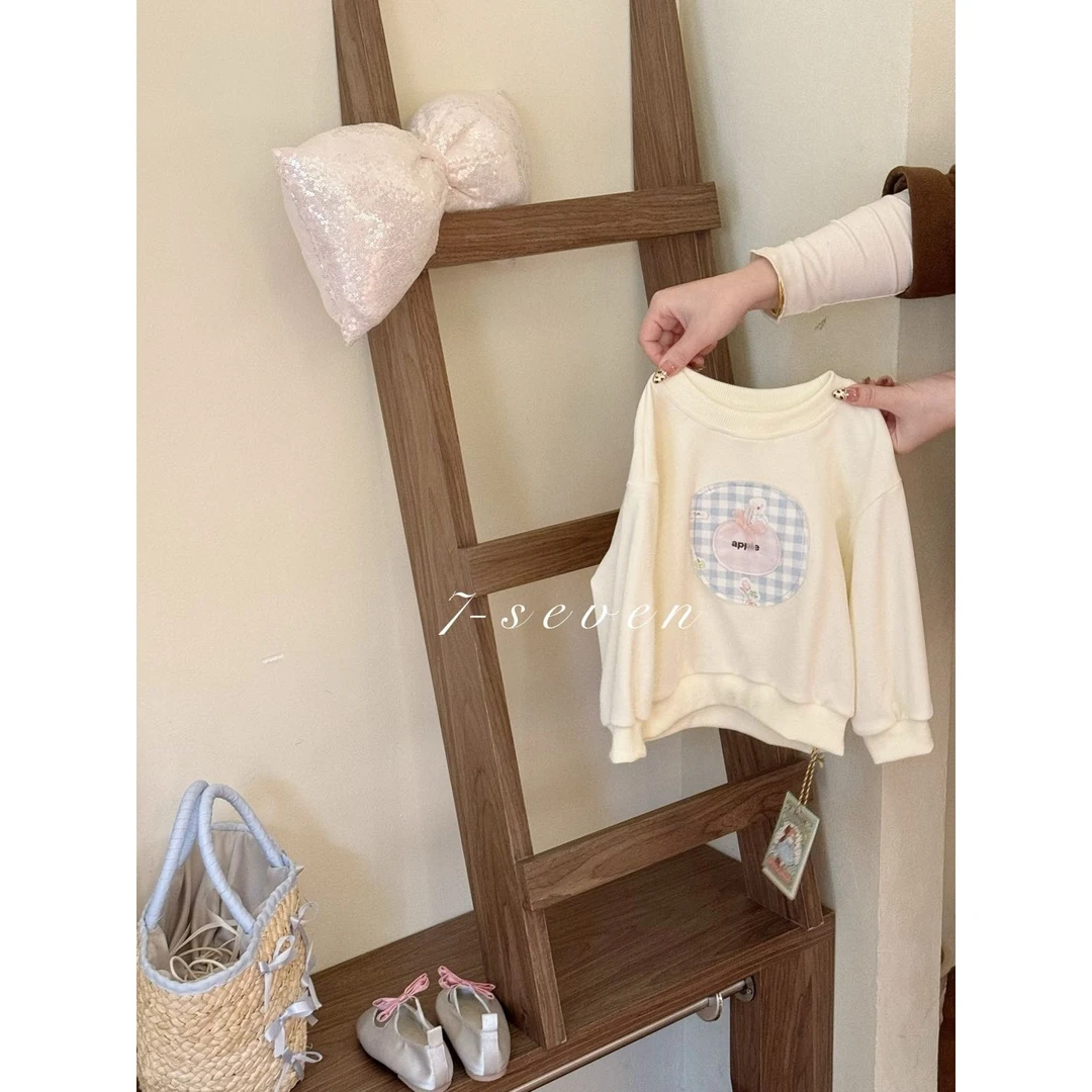 7Seven·25春~贴布苹果卫衣5528（汉服卫衣）