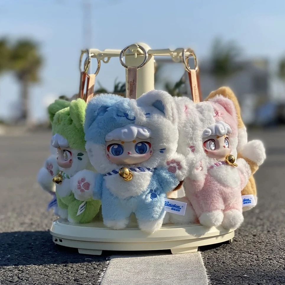 【拆盒】福运喵喵招财猫毛绒潮玩手办盲盒挂件