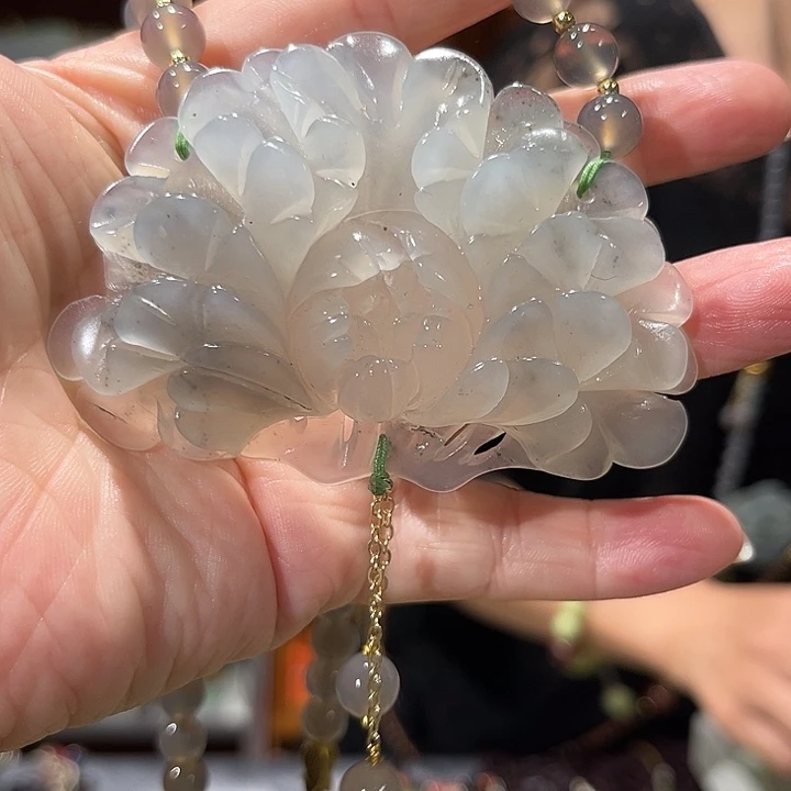 未镶嵌岫玉毛衣链