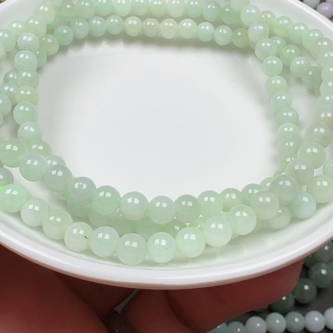 翡翠手链未镶嵌厨*宝货主老华