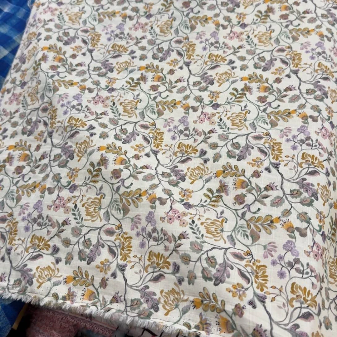 棉纯棉格纹双层纱1米价X1.67米宽E