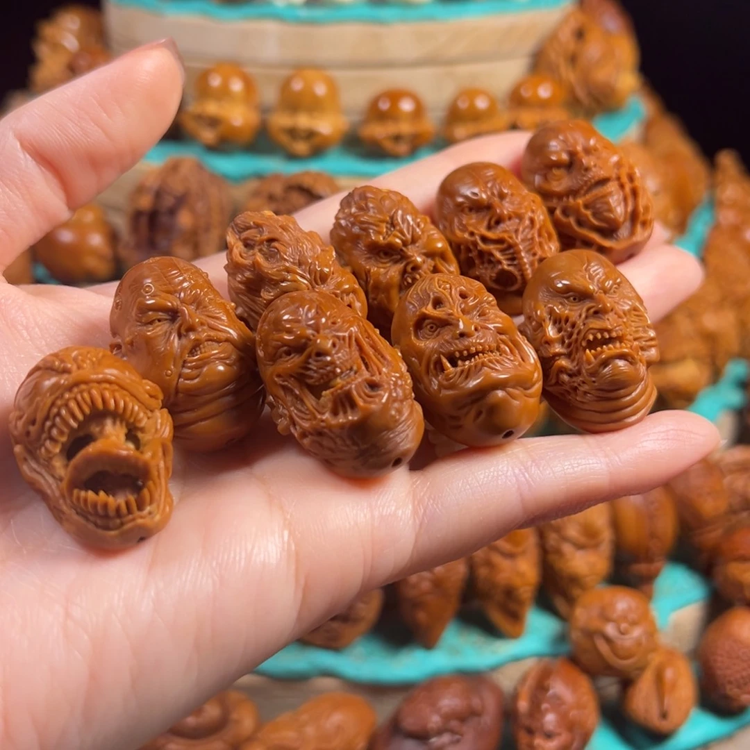 阿***西橄榄核手串/手链毒液单颗~恶僧一套