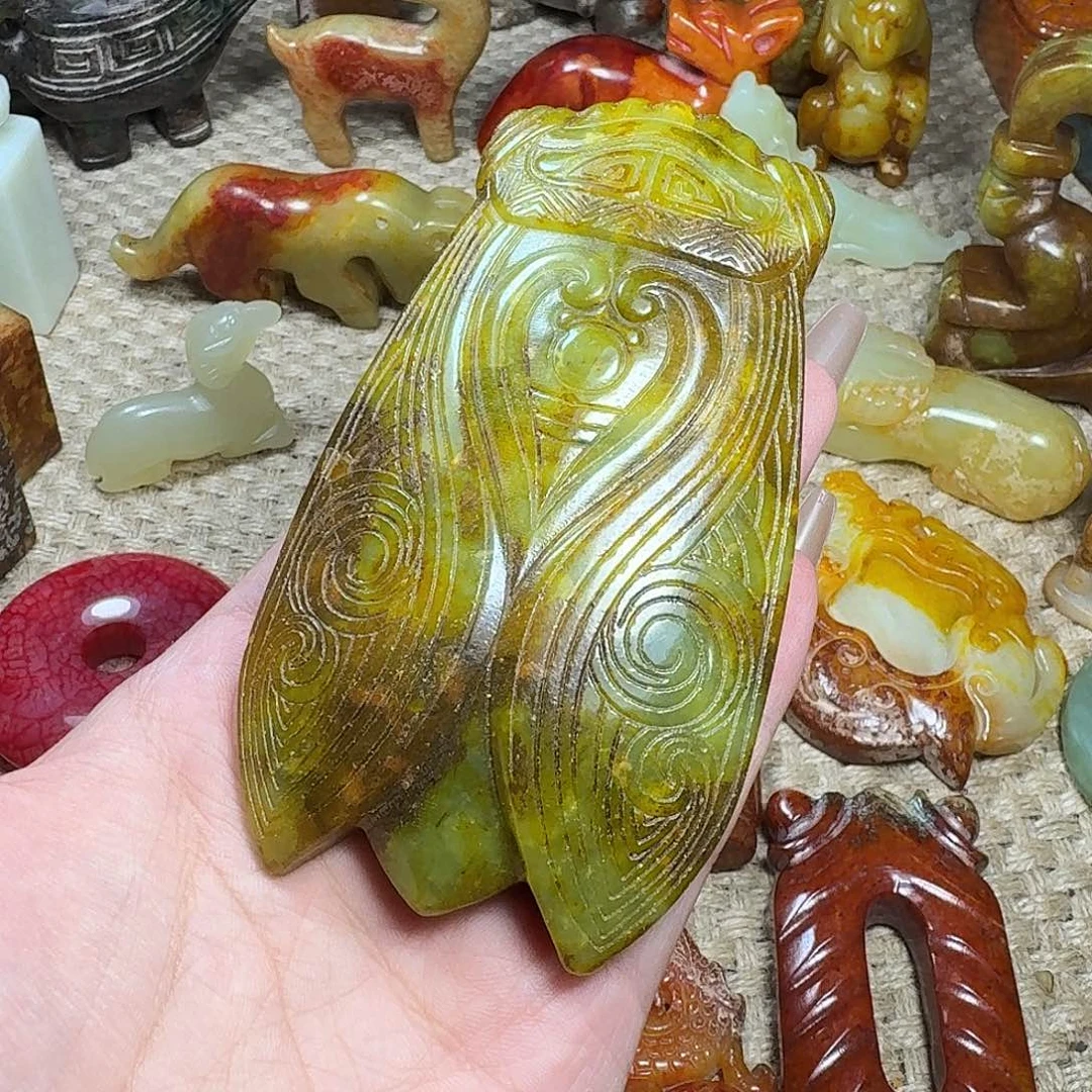 白玉菩提吊坠挂件
