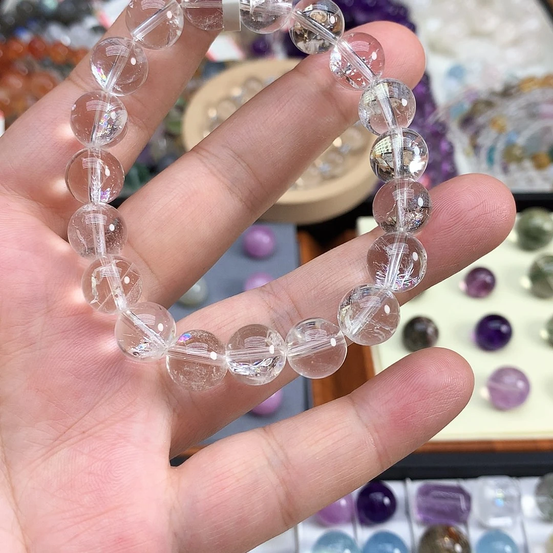 未镶嵌手串水晶白阿塞