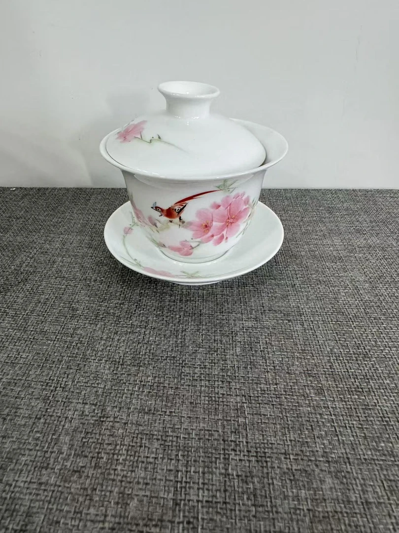 水点桃花-盖碗-流水60