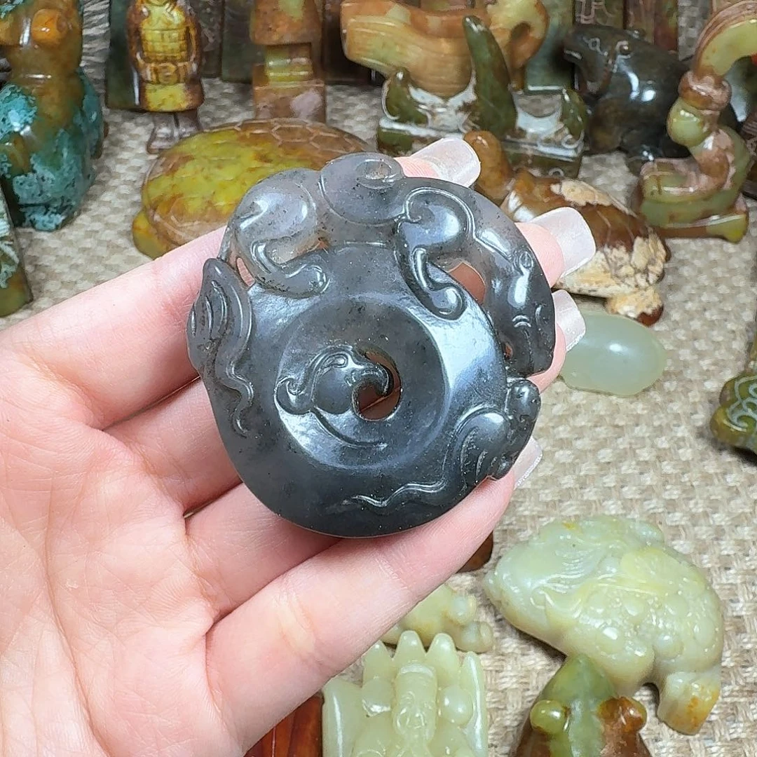 白玉菩提吊坠挂件