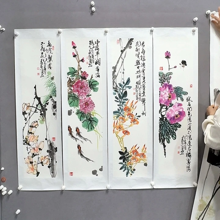 国画亲笔手绘放心去藏