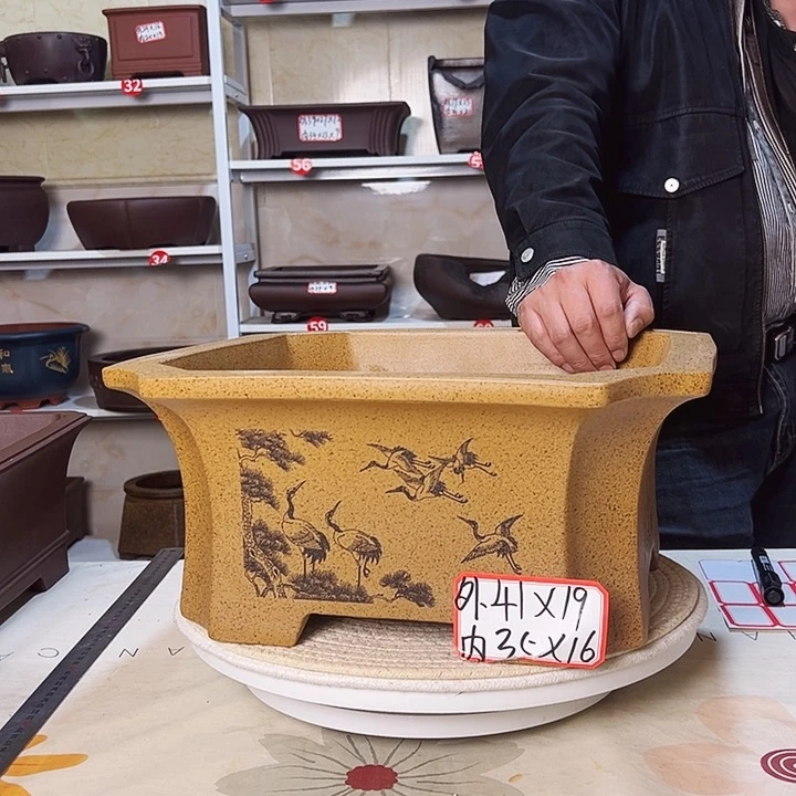 紫砂花盆紫砂花盆