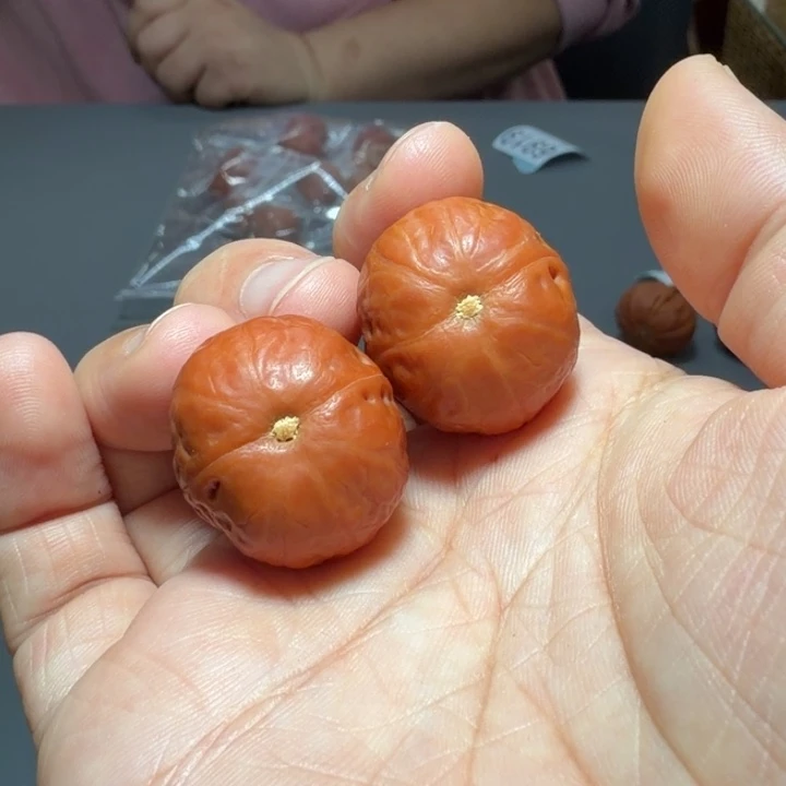 把件文玩核桃红丸子6918