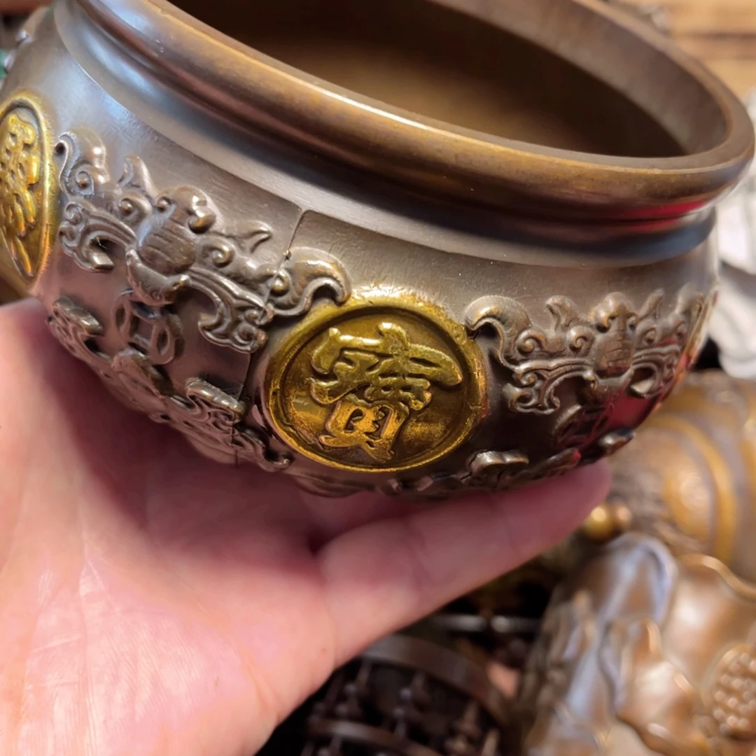 铜器摆件手把件家庭摆件