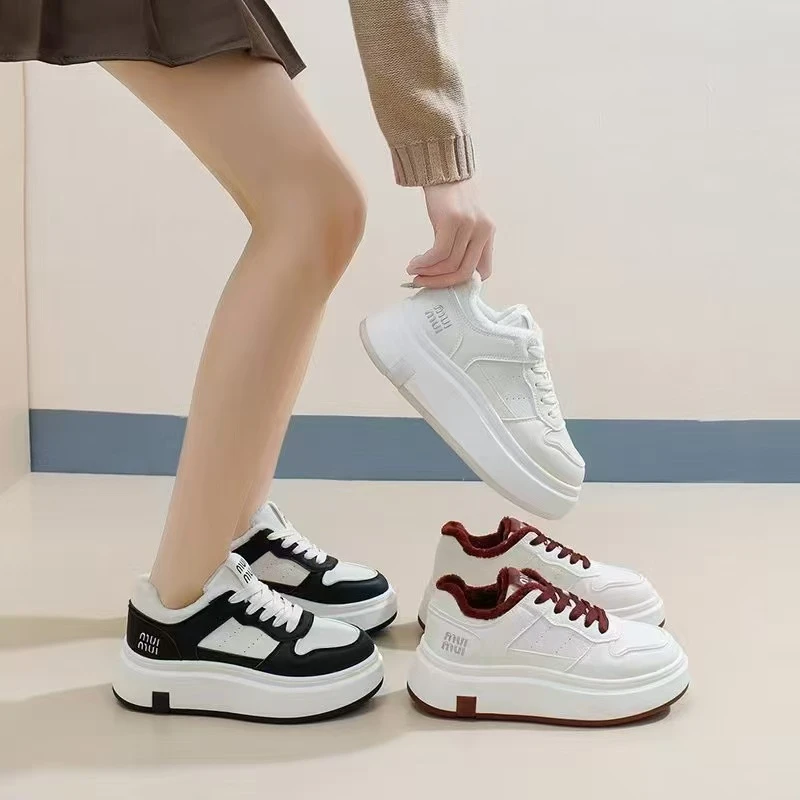 9903女士冬季新款加棉保暖百搭时尚休闲鞋