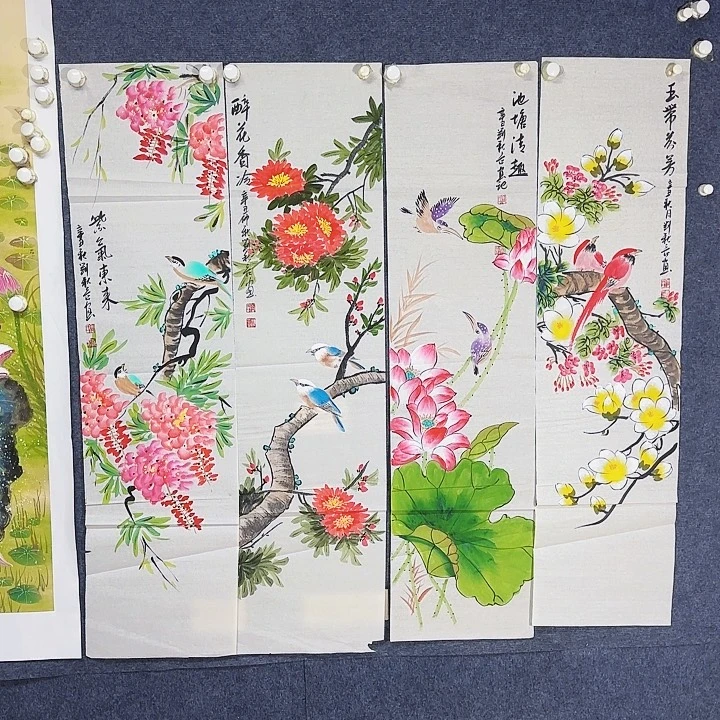 国画国画花鸟画作品