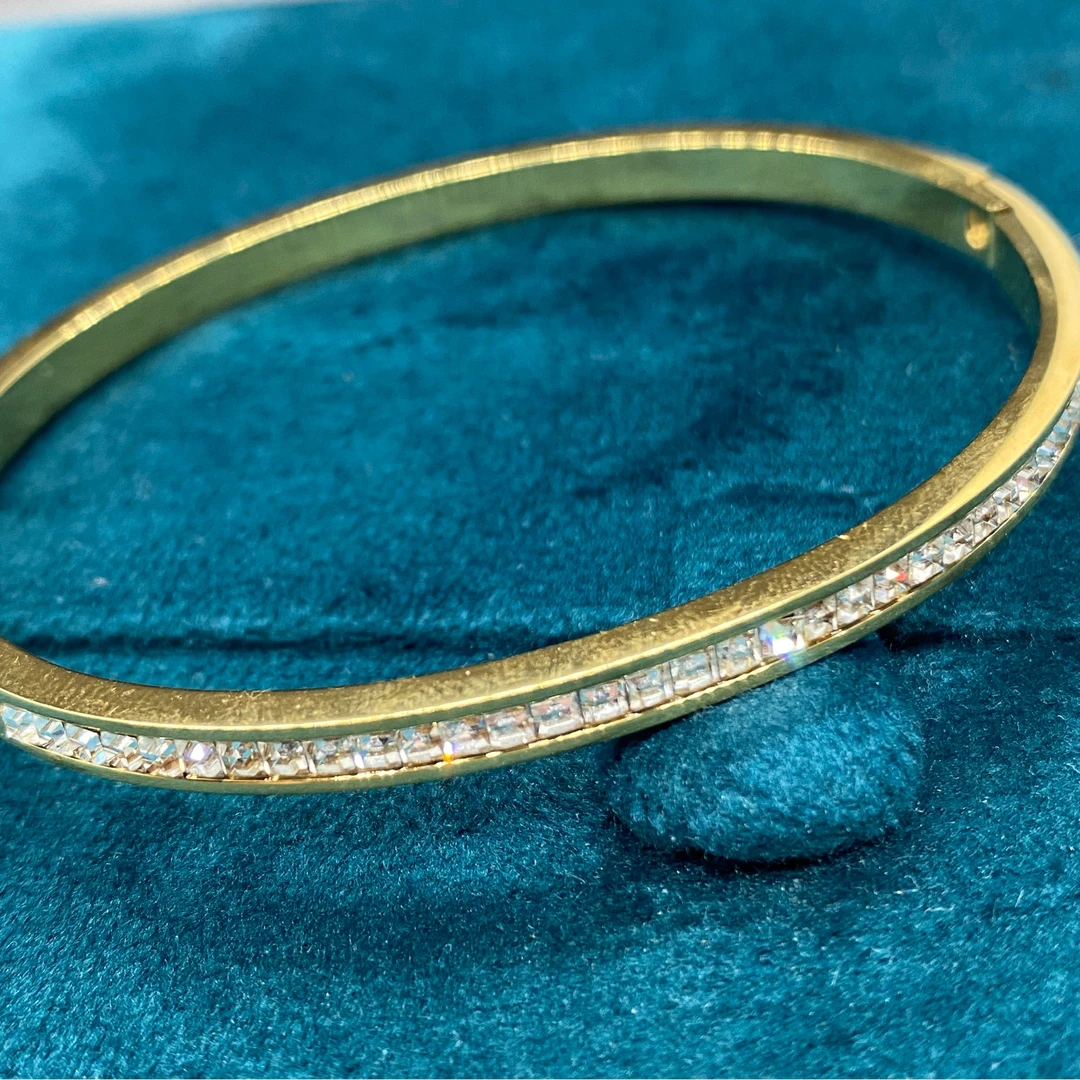 【南非库里南】NFKLN 高端奢华定制  金色单排手镯  529