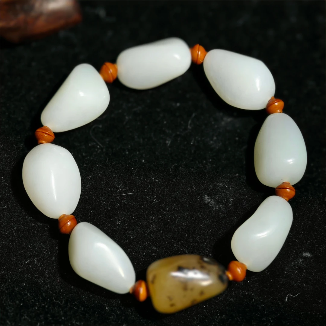 和田白玉随型手串1031N