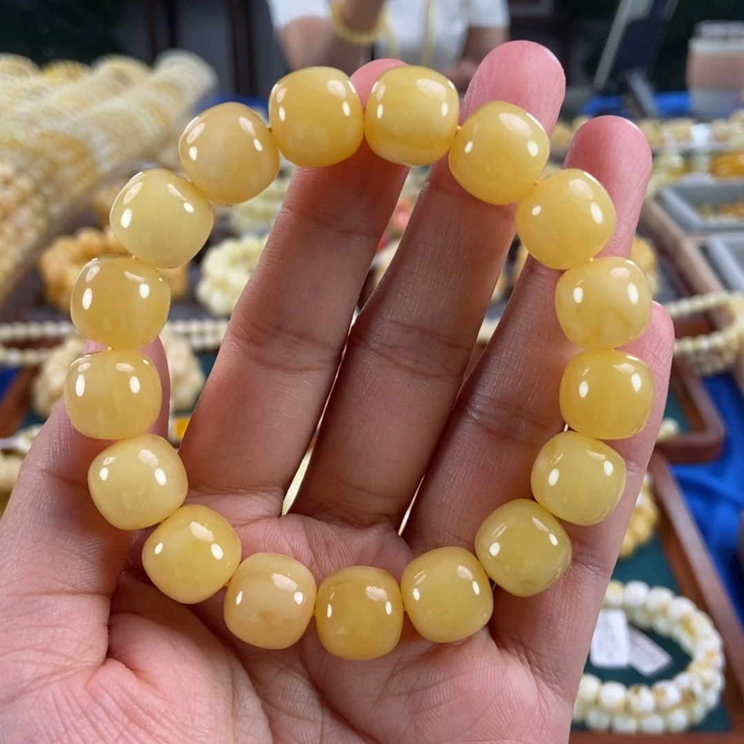 琥珀未镶嵌珠宝奇石13同料黄白花蜡老型23.98