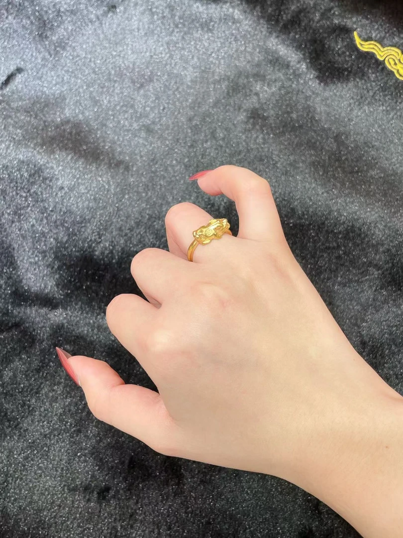 【丁老头甄选】貔貅戒指40136