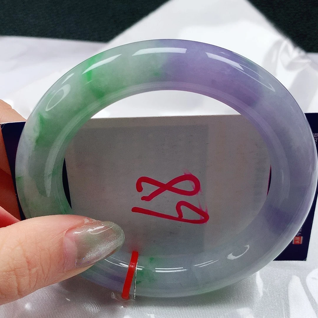 翡翠手镯未镶嵌58圈缅甸天然a货