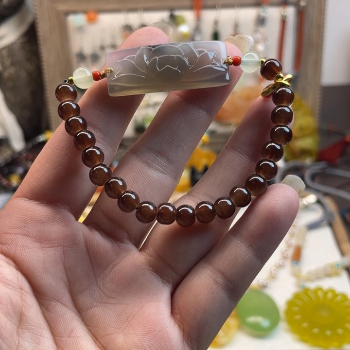 蛇纹石玉手链未镶嵌