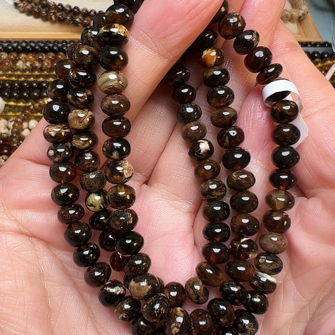 琥珀未镶嵌裸石抚顺琥珀20483六