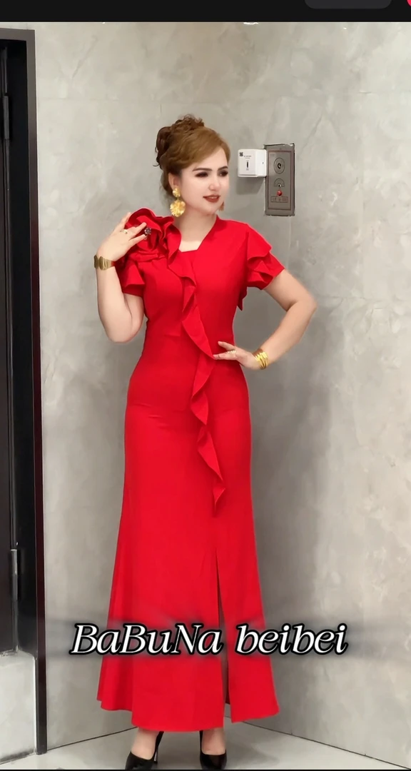 巴布纳贝贝网红显瘦气质连衣裙001