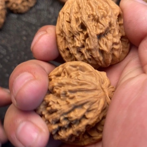 文玩核桃把件虎头5.5