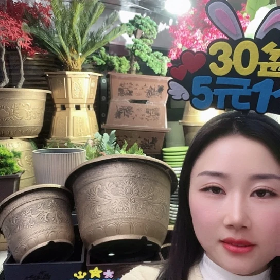 红陶圆35盆2个圆40盆3个