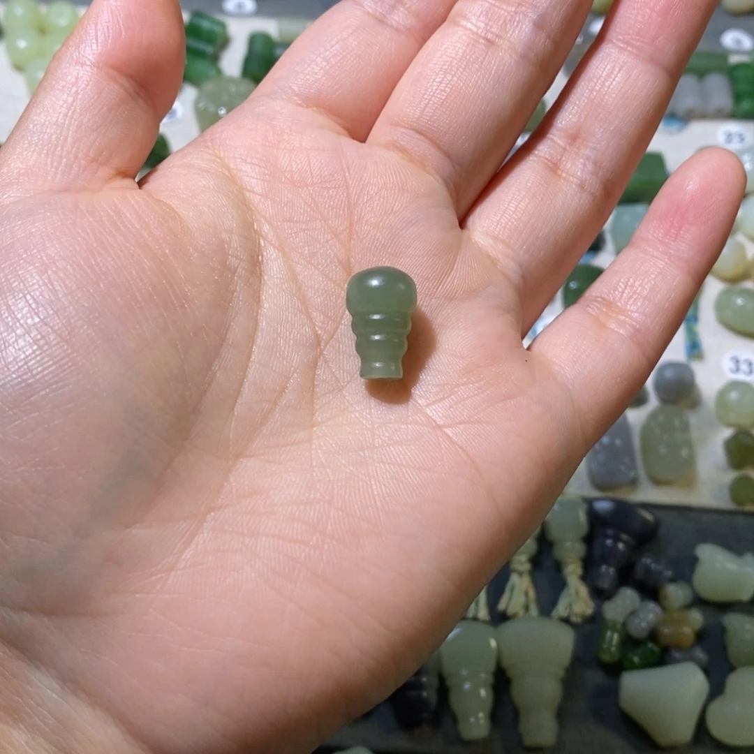 竹***雨和田玉未镶嵌车挂
