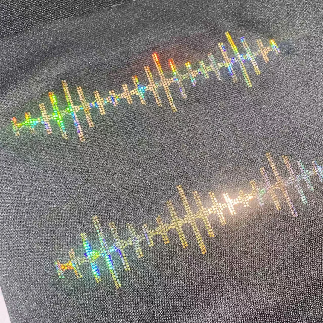 波纹镭射片烫画，满20包邮