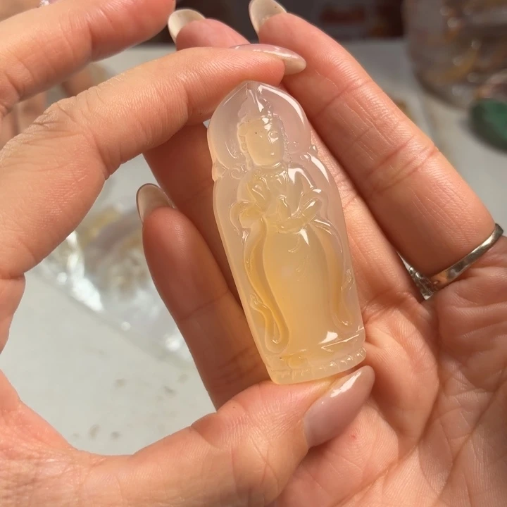 玛瑙/玉髓吊坠(不含链)未镶嵌