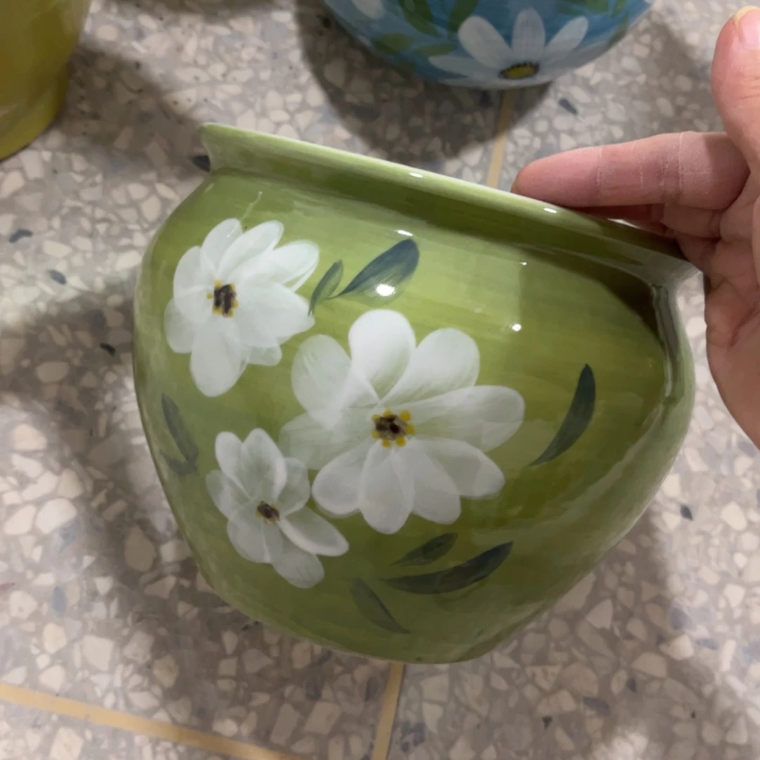 景德镇陶瓷花盆花盆瑕疵价格