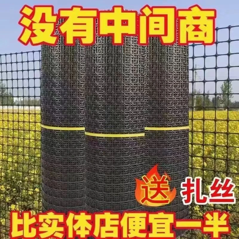 塑料土工格栅网防护养殖鸡鸭胶网家用菜园玉米护栏户外养鸡围栏网
