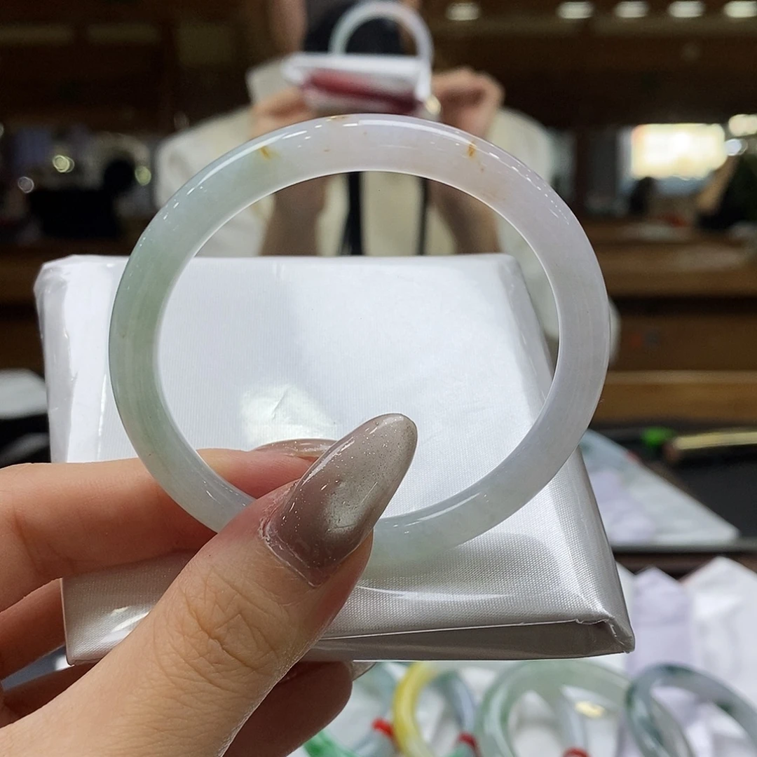 翡翠未镶嵌手镯53-55