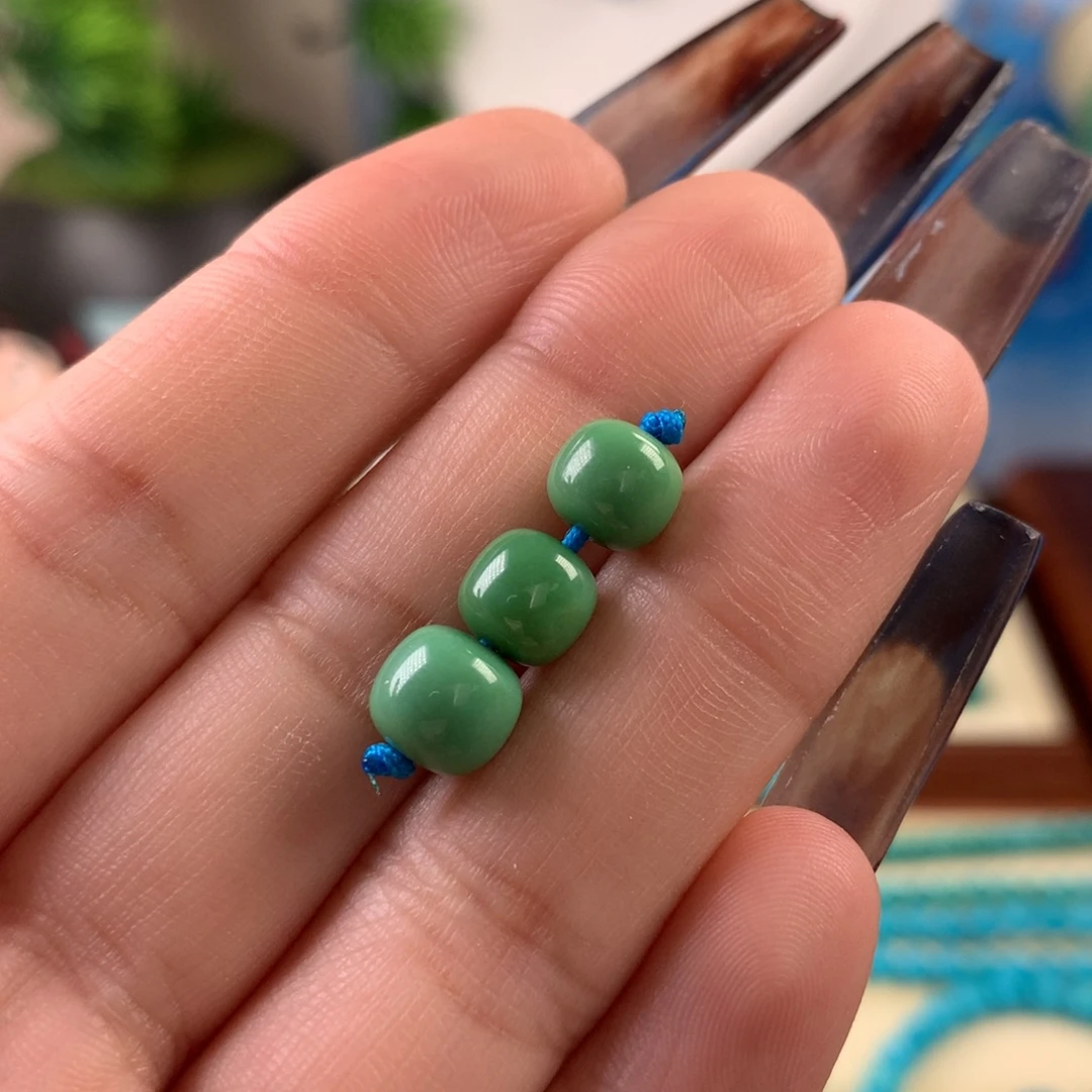 绿松石未镶嵌珠宝奇石7.6-7mm