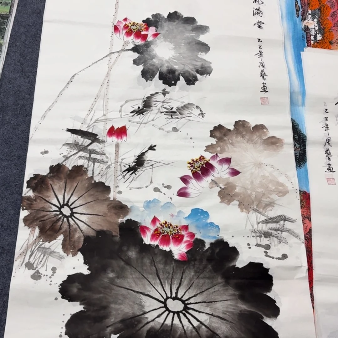 国画140×70画画画画