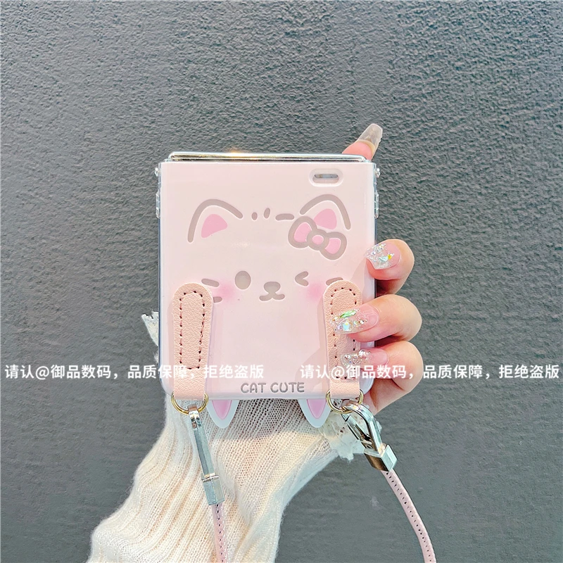 （荣耀MagicVFlip系列）透明折叠壳适用荣耀MagicVFlip手机壳防摔潮