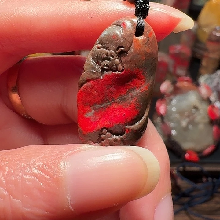 昌化鸡血石故**生昌化鸡血石