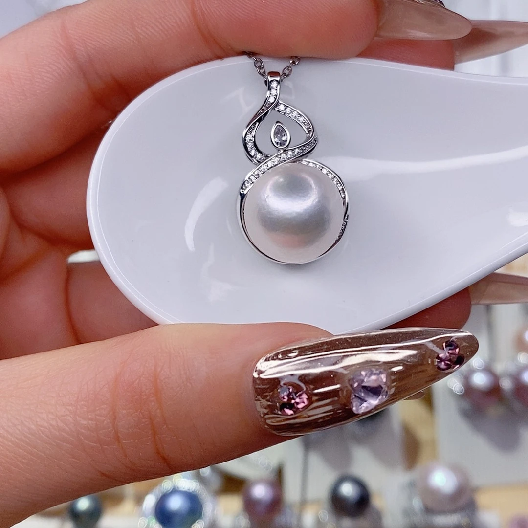 淡水珍珠未镶嵌吊坠(赠链)