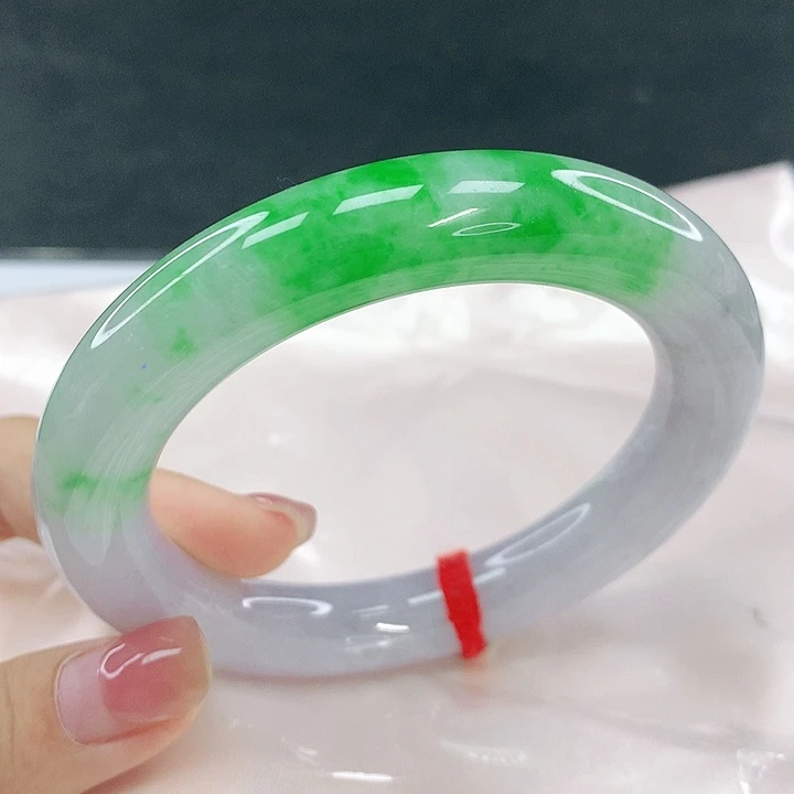 翡翠未镶嵌手镯圈59.6，12014