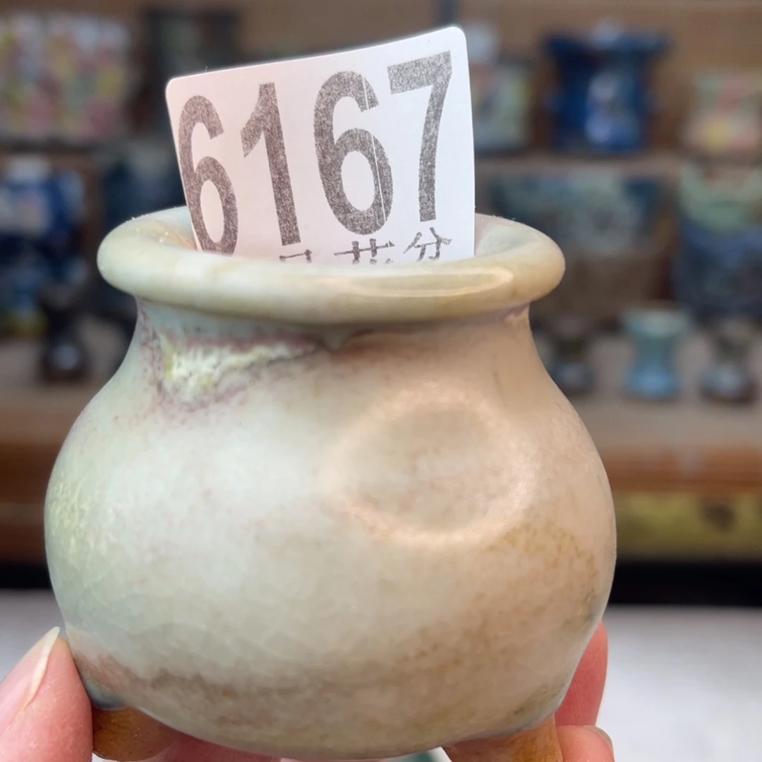 手工花盆默认瑕疵完美者勿拍