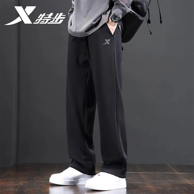 特步运动裤男裤长裤时尚卫裤秋秋季新款官方正品直筒垂感休闲裤子